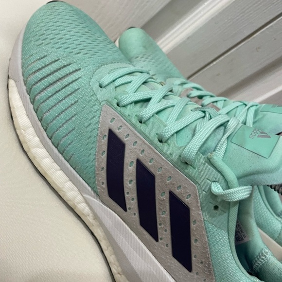ADIDAS RUNNING SNEAKERS SOLAR GLIDE ST GREEN MINT SIZE 8.5 SPORTY GYM PILATES - Picture 15 of 17